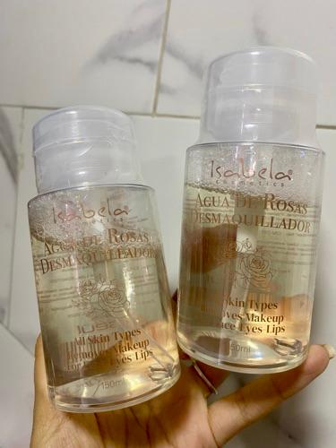 Agua de rosas desmaquillador Isabela