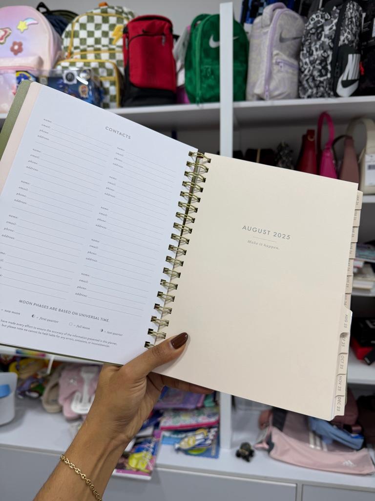 Miniatura 2 de Agenda 2025-2026 con print de flores