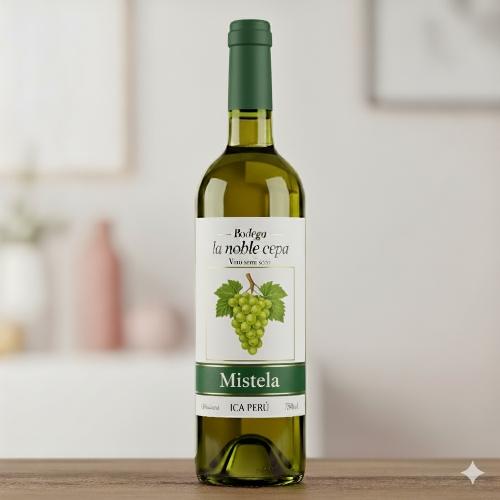Vino dulce mistela la noble cepa caja x 12 und x 750 mo