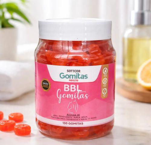 BBL Gomitas, Aguaje Fenogreco Maca Roja Garcinia 130 Gomitas