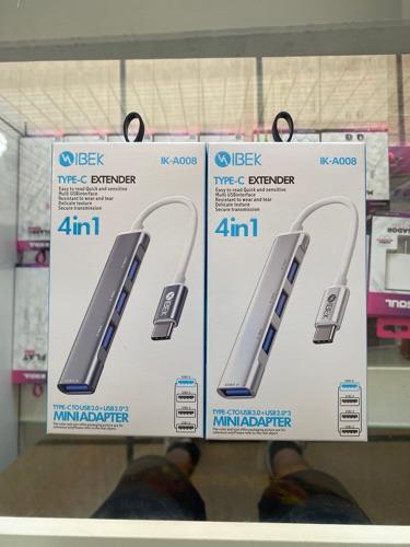 Adaptador ibek HUB TC IK-A008 4 in 1