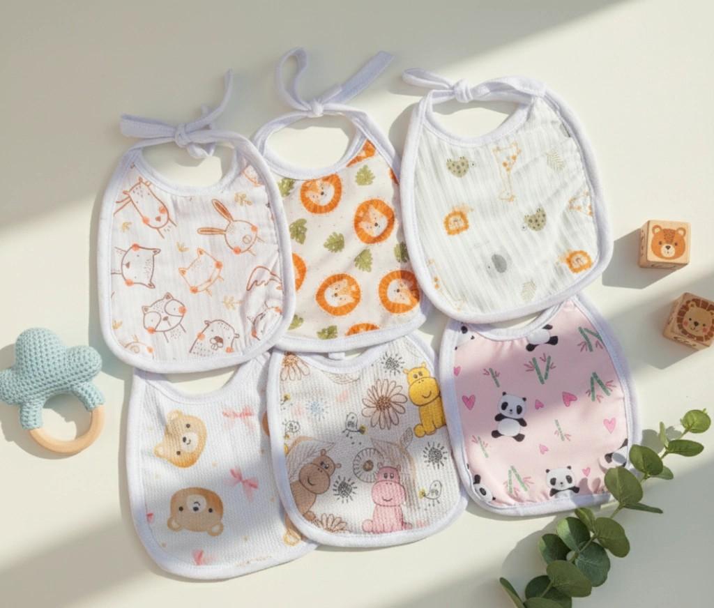 Baberos dobles estampas surtidas