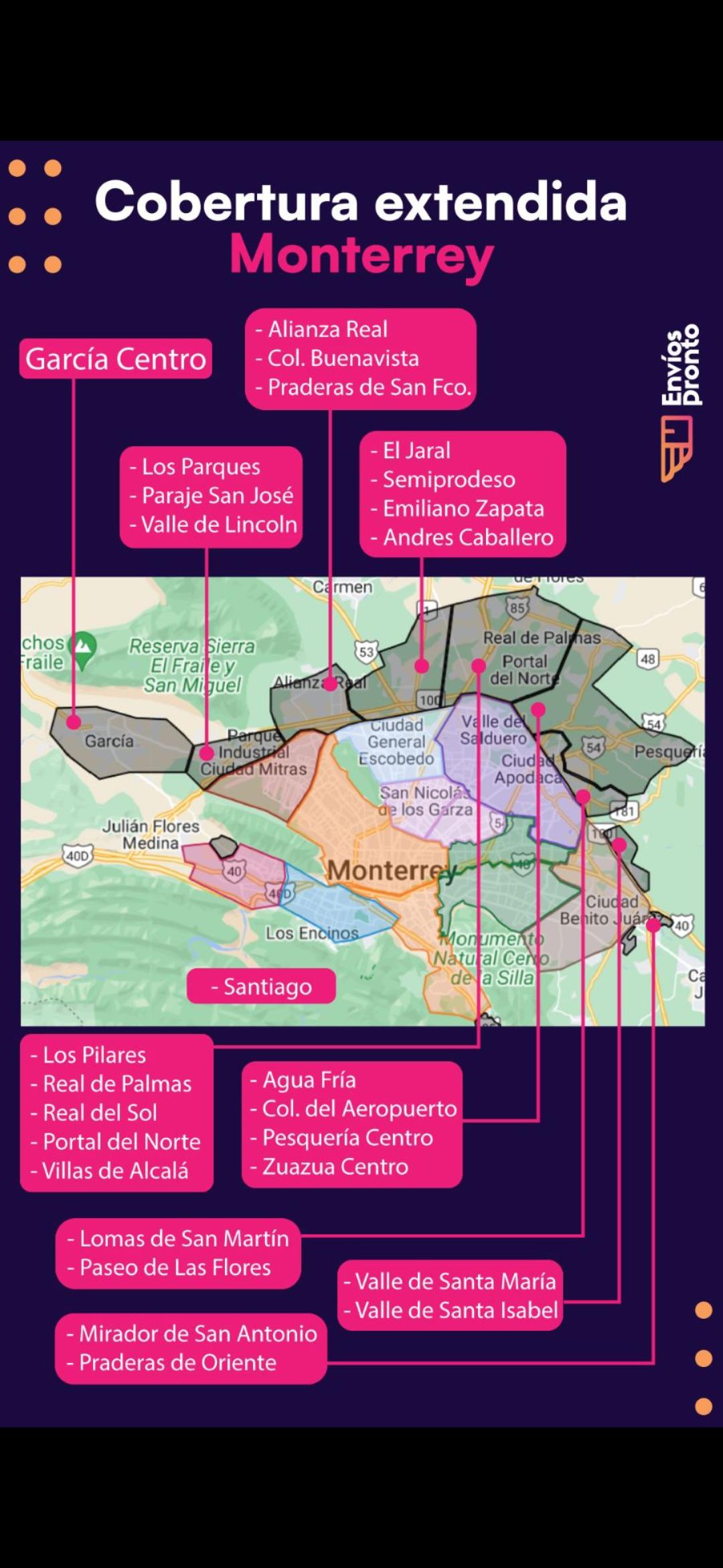 Zona Extendida área Monterrey