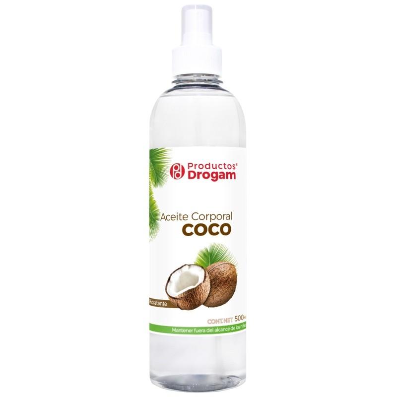 ACEITE CORPORAL DE COCO 500ML DROGAM