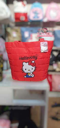 Bolso puffer bordado Hello Kitty A4