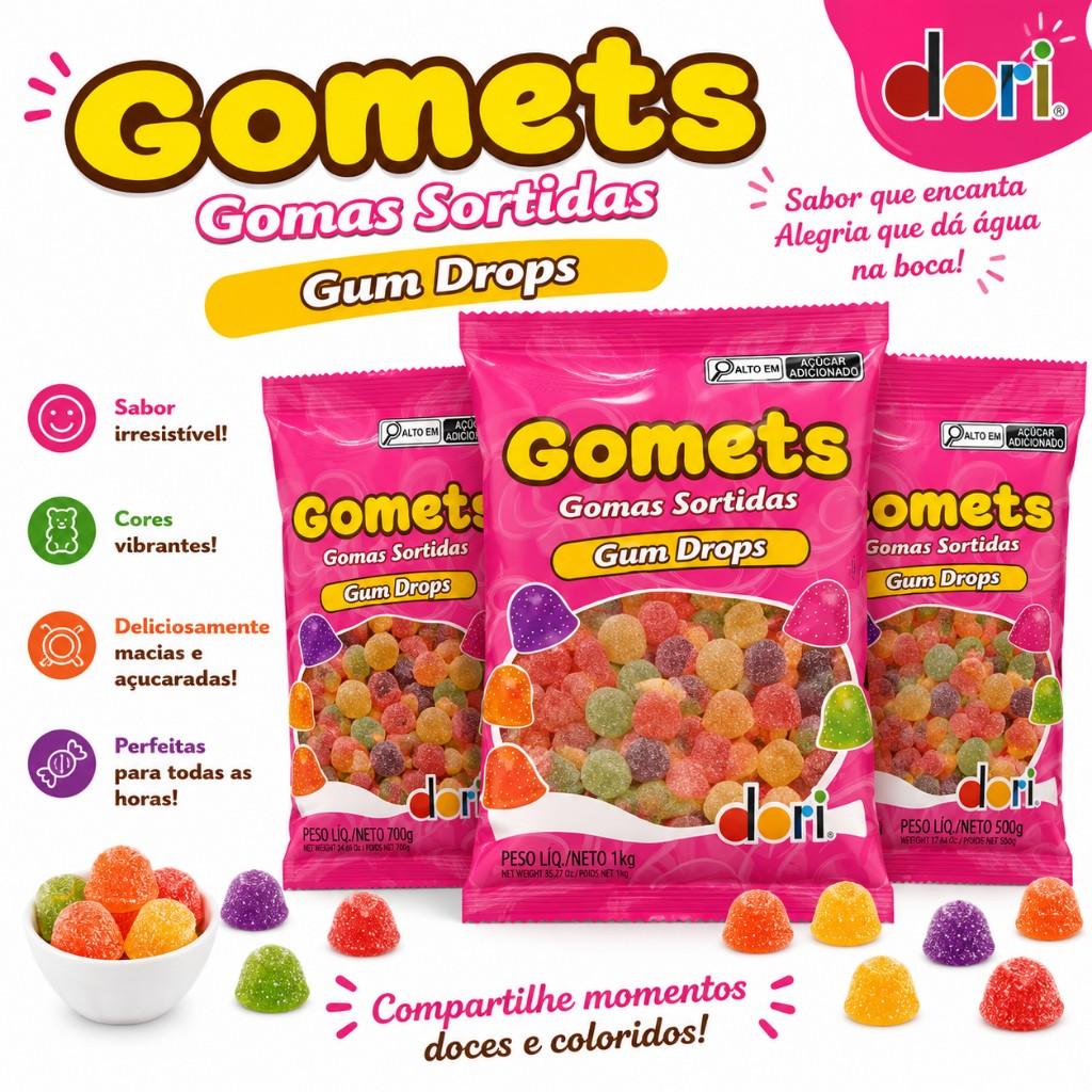 Balas de gomas sortidas Gomets Dori