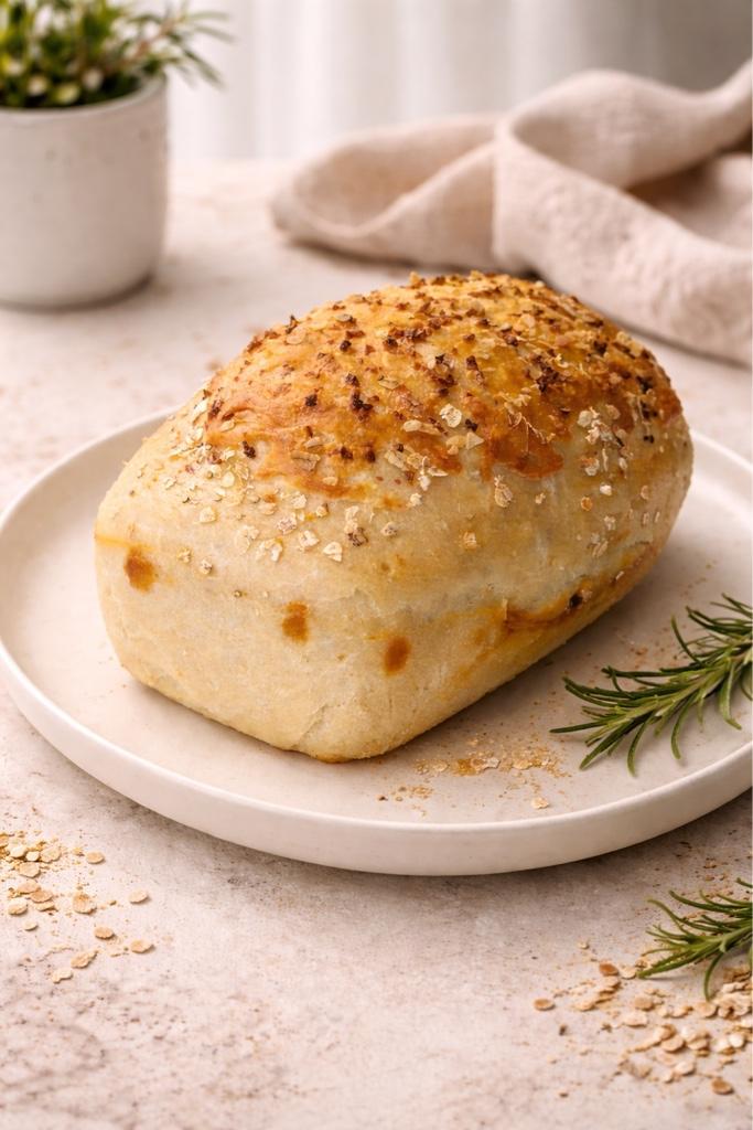 Pan relleno de mozarella y cabanossi 850 gr