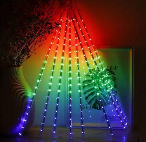 Miniatura 3 de *LUCES TIRA NAVIDEÑA 8 TUBOS GUIRNALDA* colores.