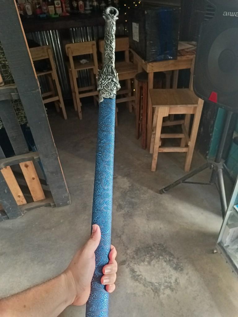 Miniatura 2 de Espada estilo Chino Acero al carbono (Real)