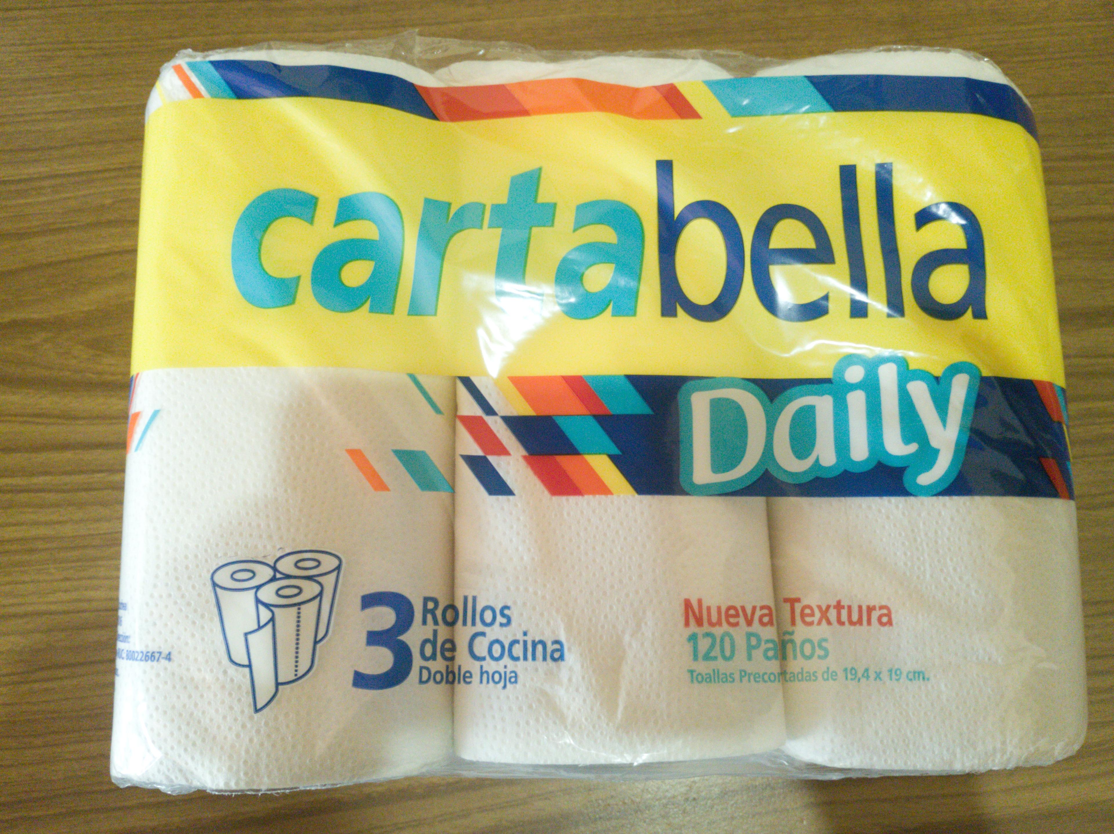 Miniatura 2 de Rollo de cocina Cartabella bolsón x 10pack