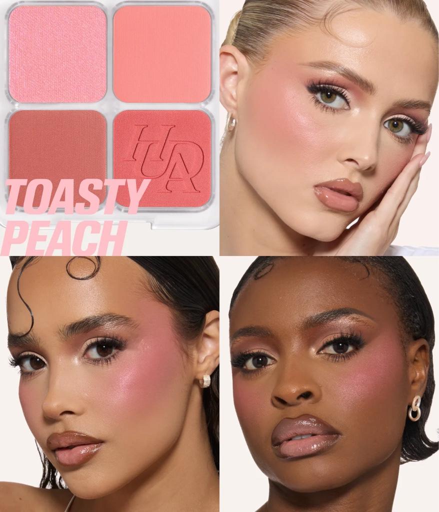 Miniatura 2 de Hudabeauty BLUSHLIGHTERS PALETTE / toasty peach