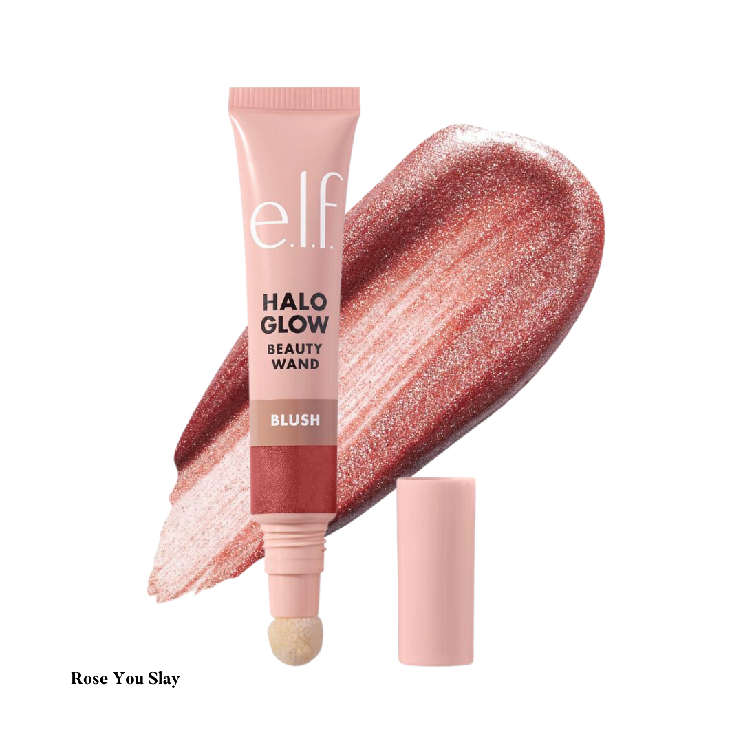 ELF halo glow blush tono rosé you slay