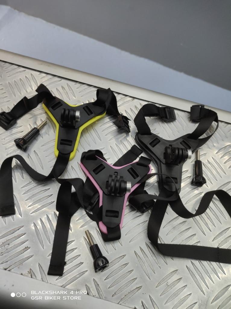 Arnés para casco camara Gopro o acción