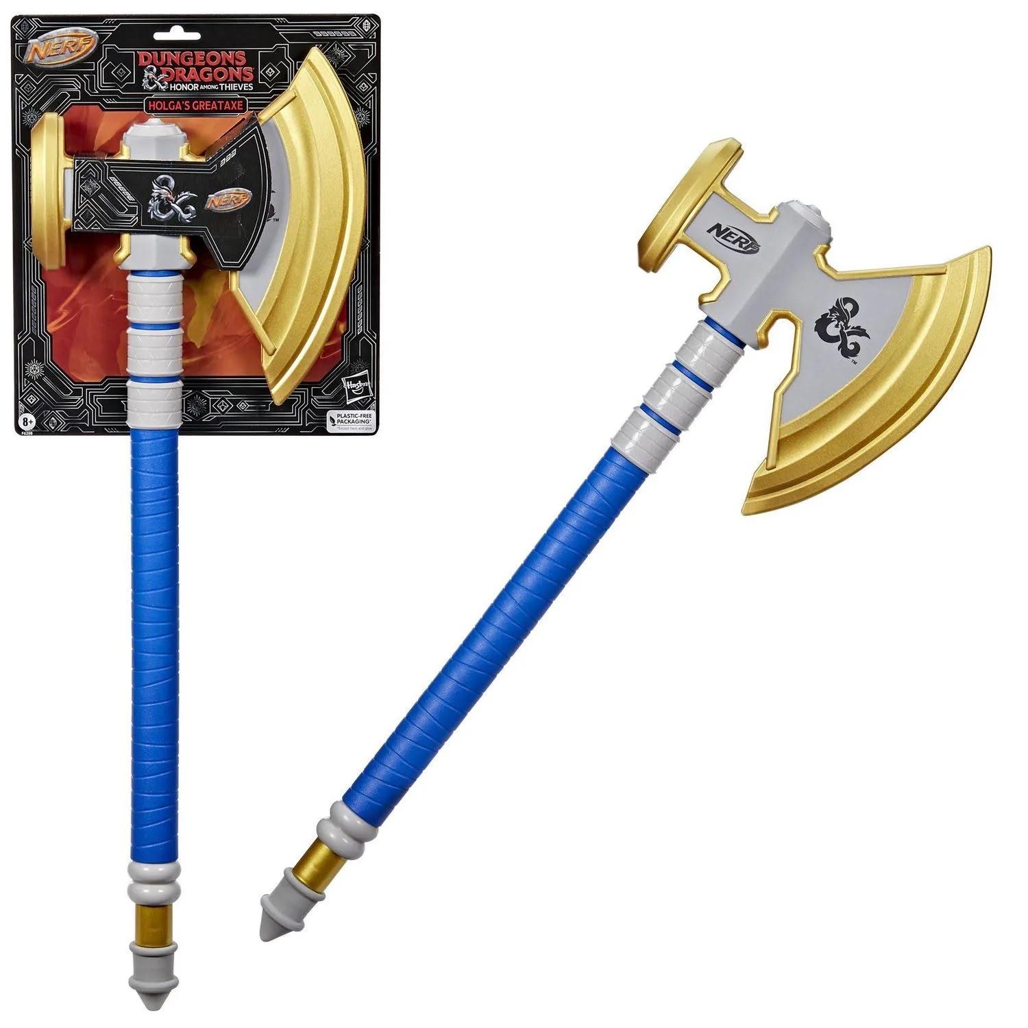 Hacha nerf Dungeons y drangons holga