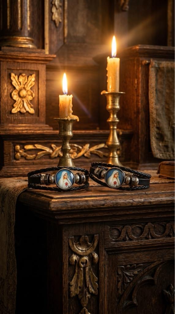 Brazalete con Inmaculado corazón de María