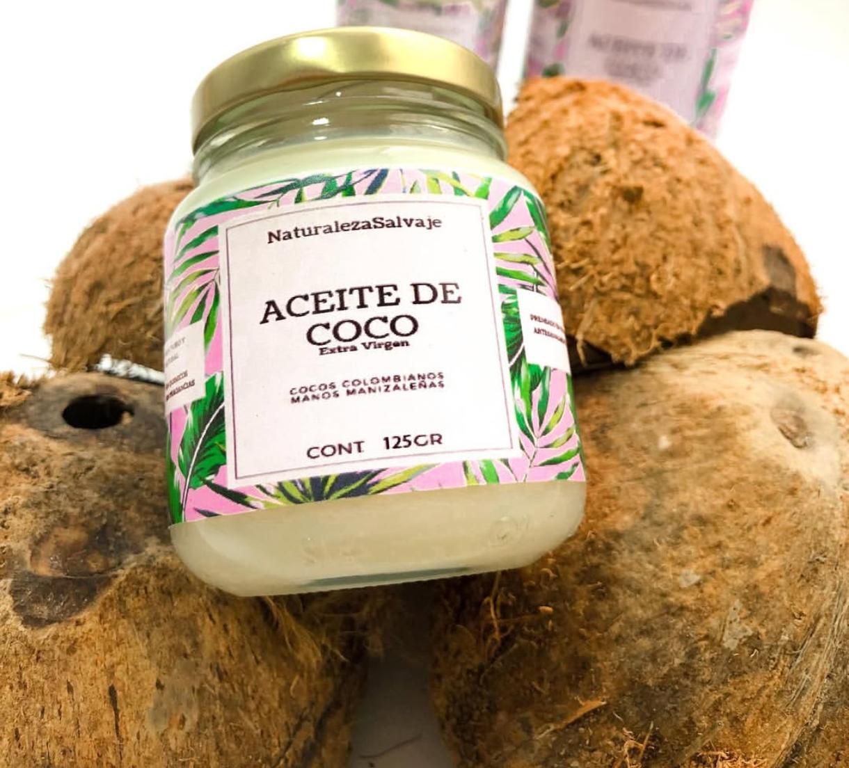 Miniatura 2 de Aceite de coco extra virgen 125ml