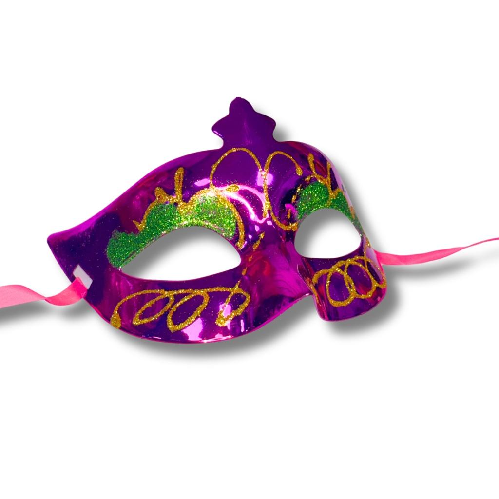 12 Antifaz Básico con Brillo
