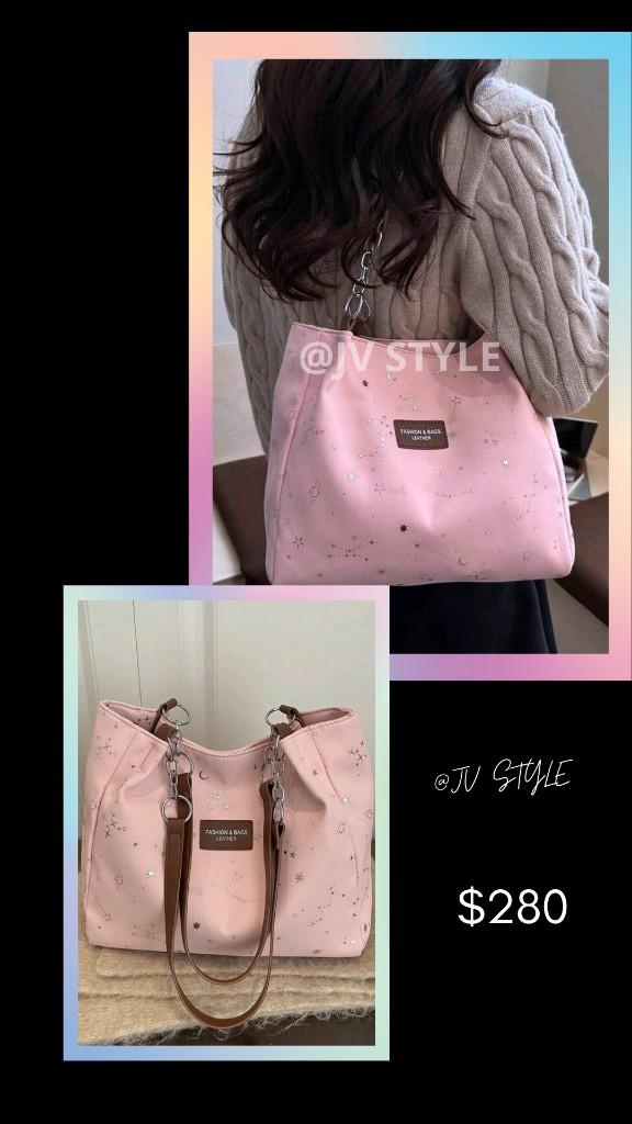 Bolso grande rosa
