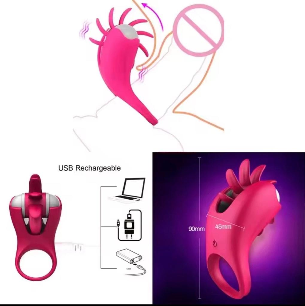 Miniatura 2 de Anillo vibrador lengua