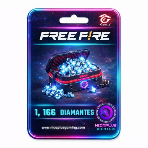 1,166 Diamantes (Free Fire)