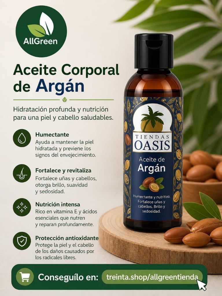 Aceite corporal de argan x60cc