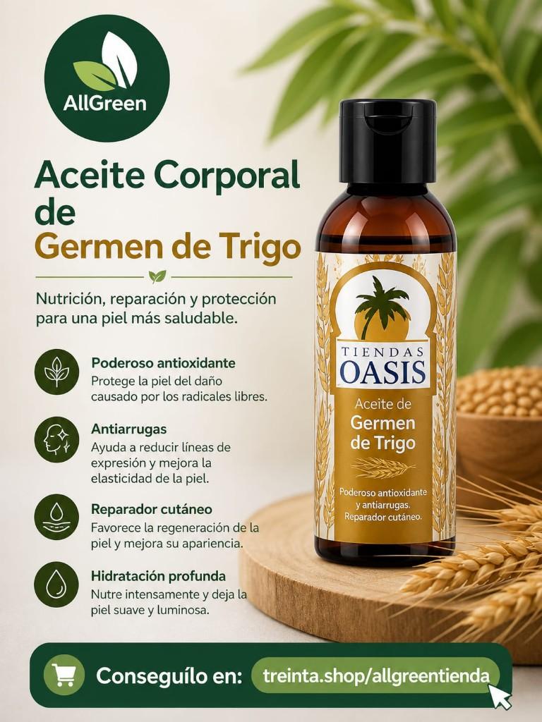 Aceite corporal de germen de trigo x60cc