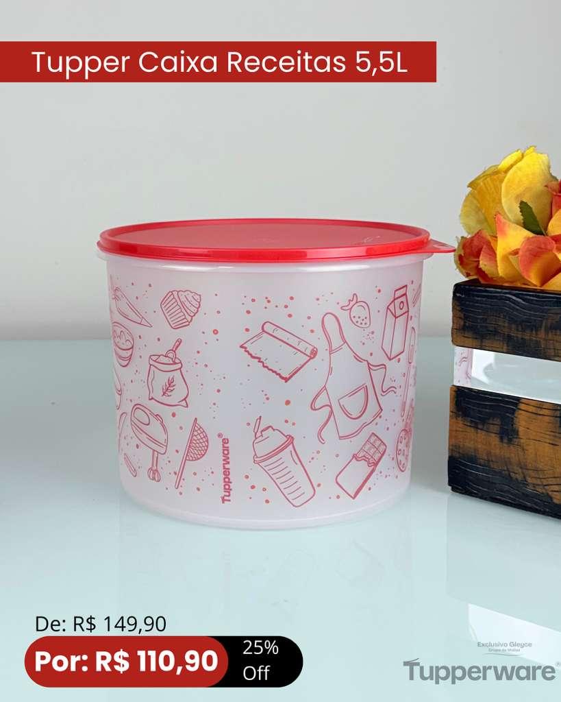 Caixa Receitas - 5,5 Litros
