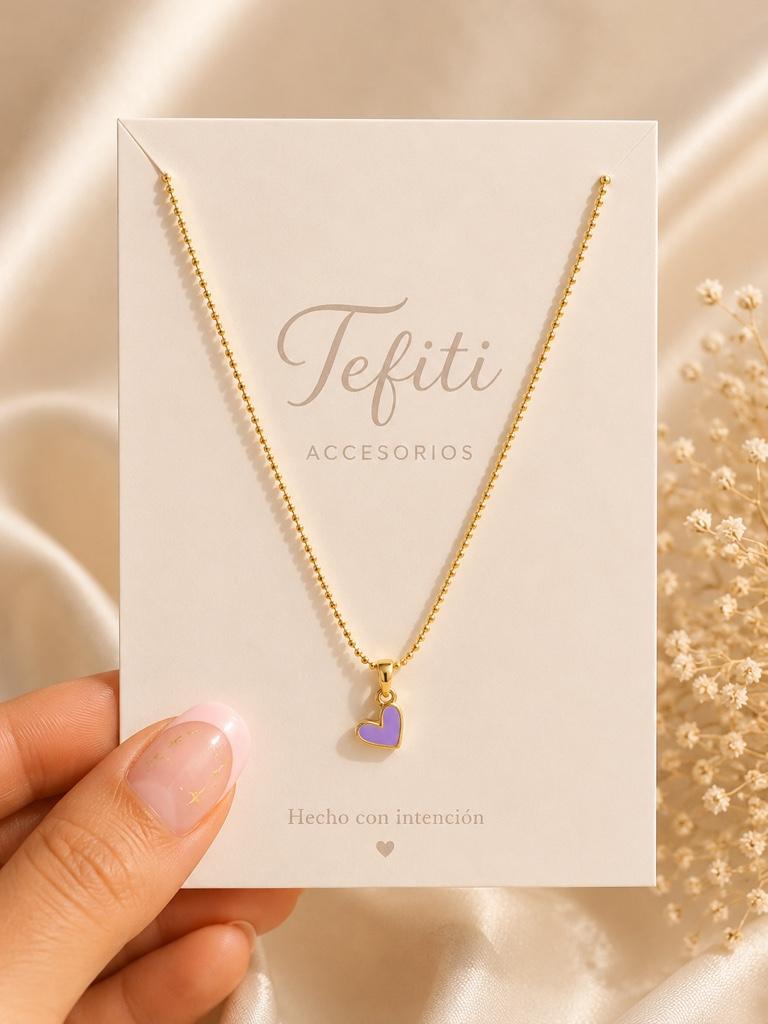 Cadena dije corazón