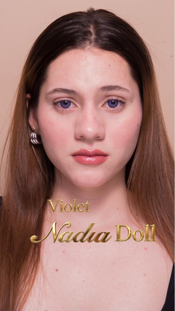 Miniatura 2 de 6 pares Nadia Doll violeta