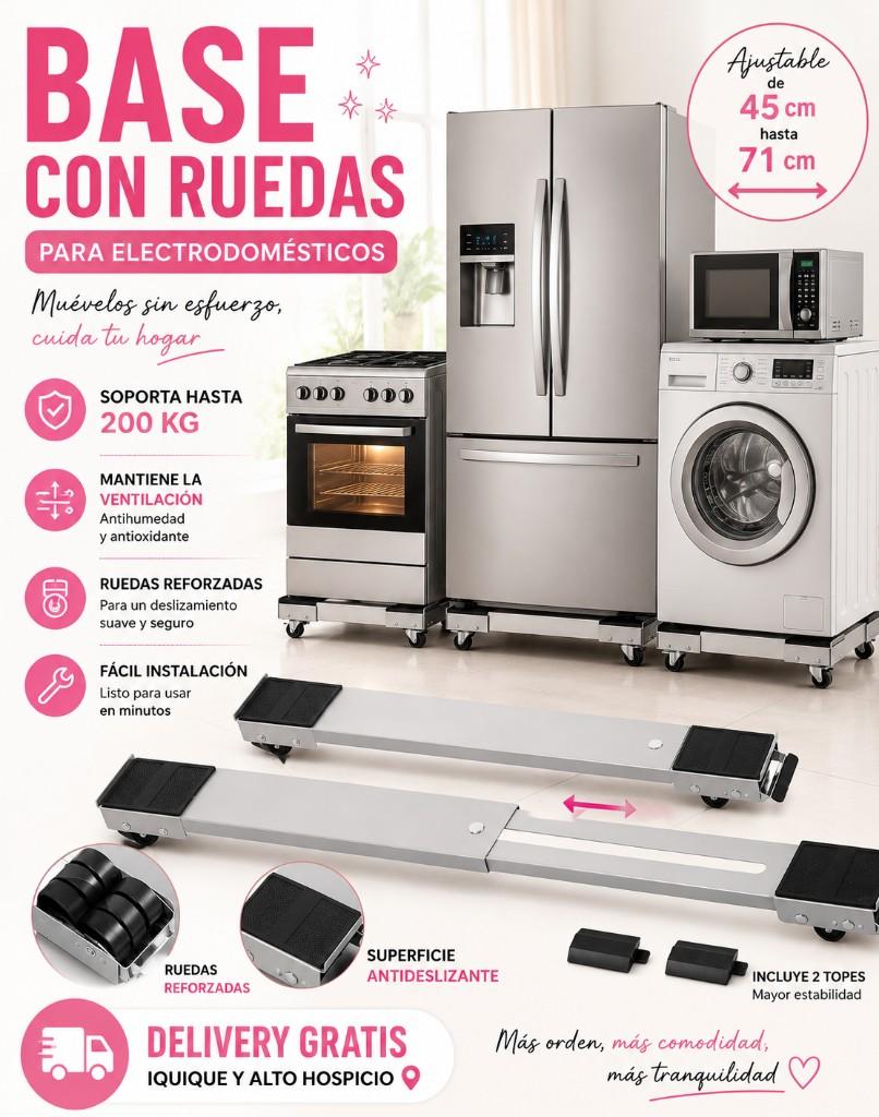 Base para electrodomésticos