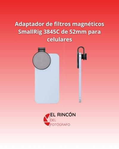 Miniatura 2 de Adaptador de filtros magnéticos SmallRig 3845C de 52mm para celulares