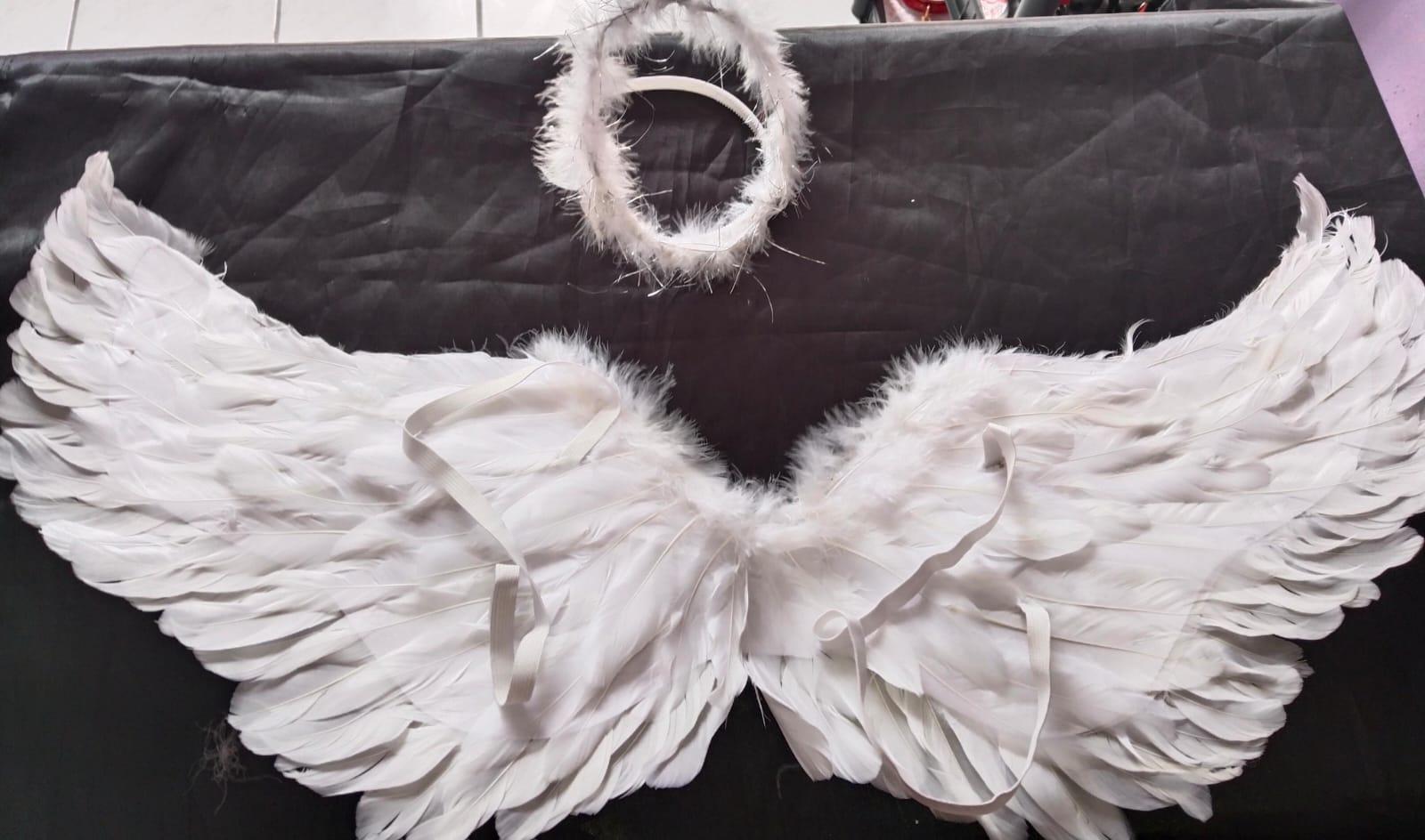 Alas de ángel blancas