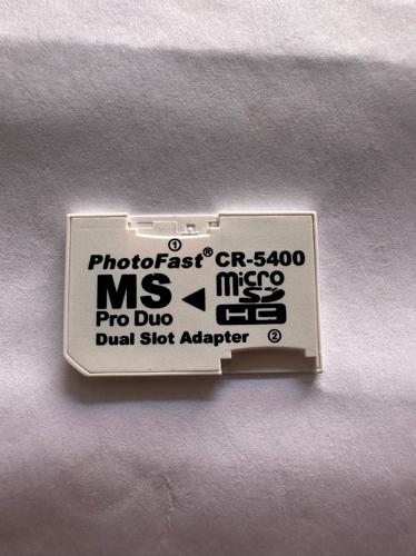 Adaptador Micro SD a PsP o  para cámara
