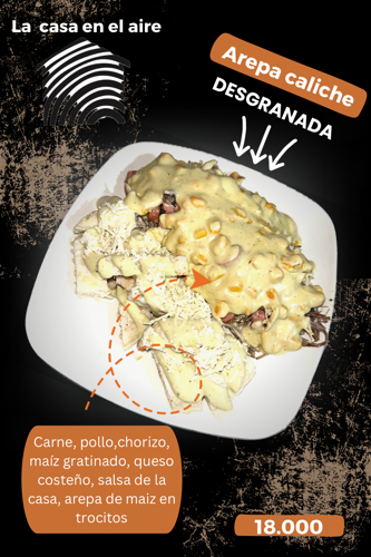 Arepa desgranada