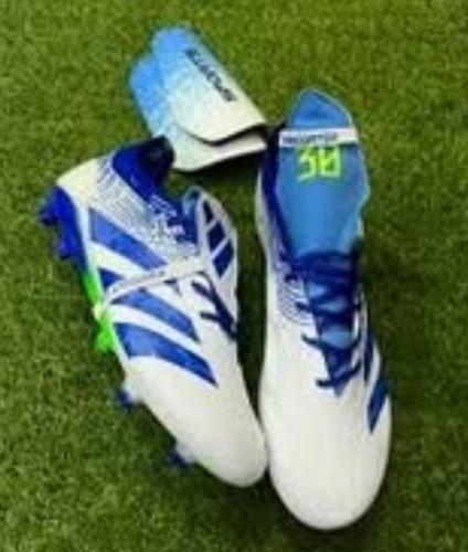 Adidas predator Tongue azul blanco