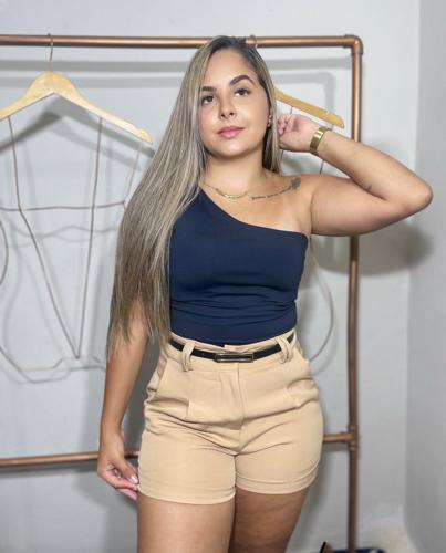 Blusa Ombro Unico- Preto (M)