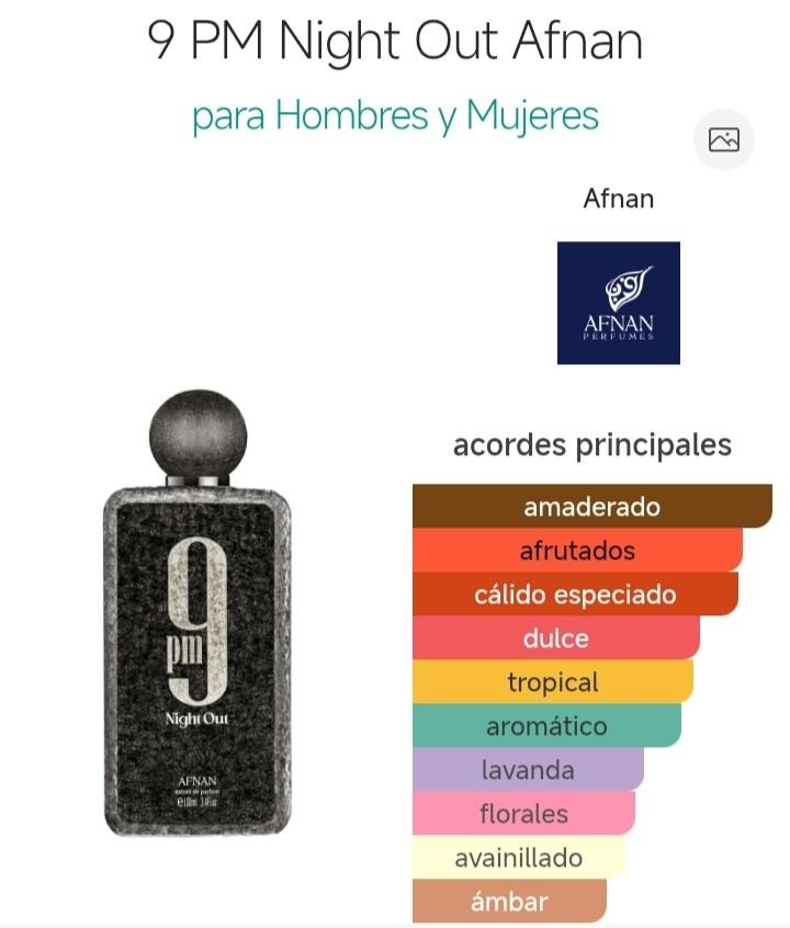 Miniatura 2 de 9 PM Nigth Out Afnan Edp 100 ml