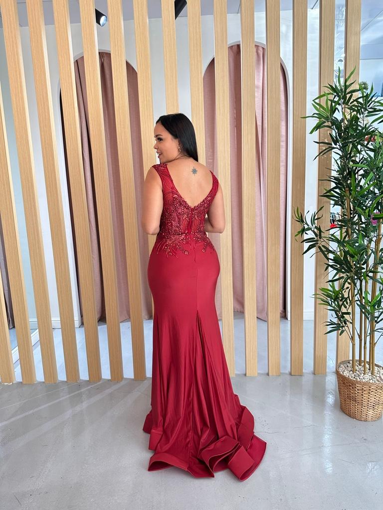 Miniatura 3 de Burgundy Dress