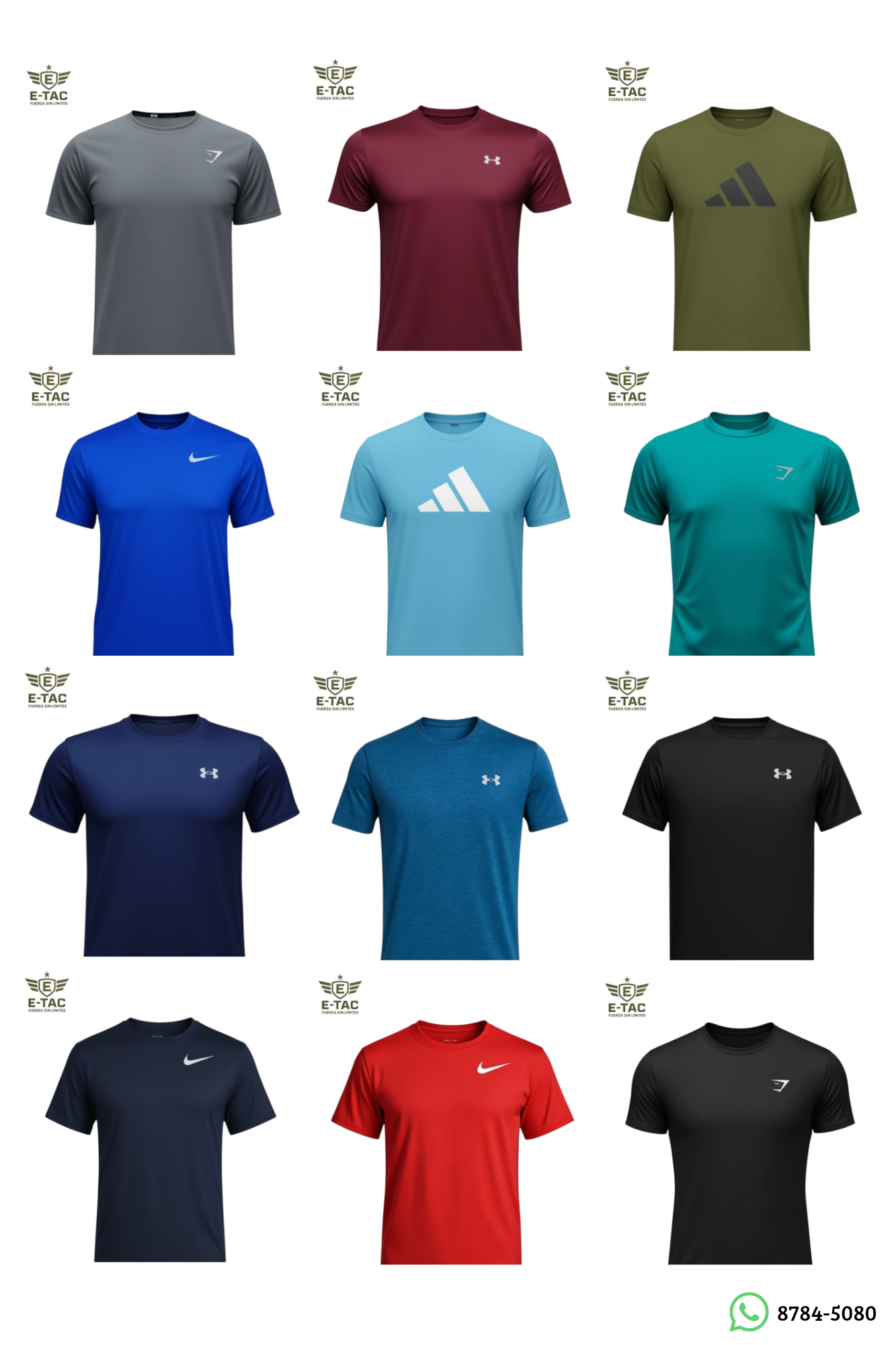 Camiseta corta
