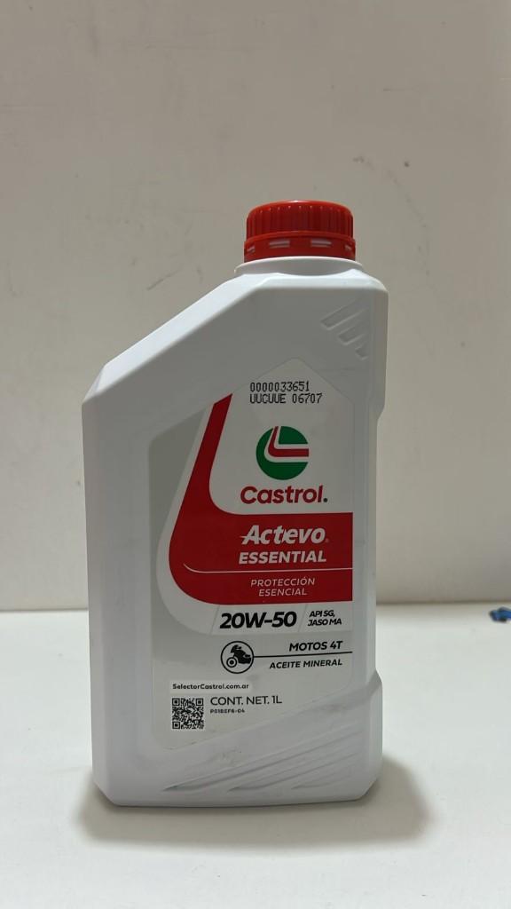Aceite Castrol blane 4T 20W50 mineral