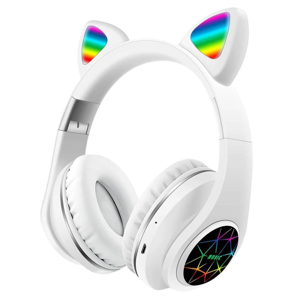 Auriculares diadema de gato