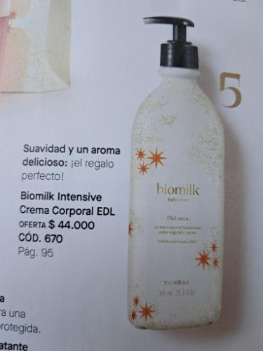 Biomilk Intensive crema corporal EDL