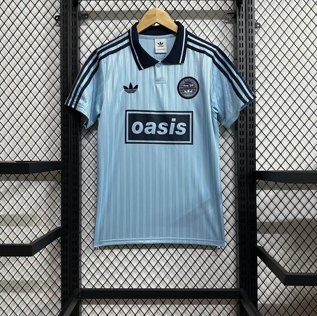 Camisa colaboração Adidas Originals x Oasis - Azul