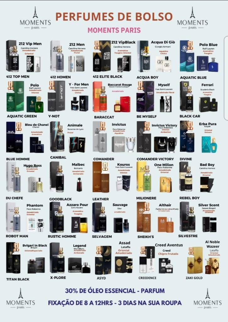 Miniatura 2 de * Moment's Paris - Perfume Masculino 15ml