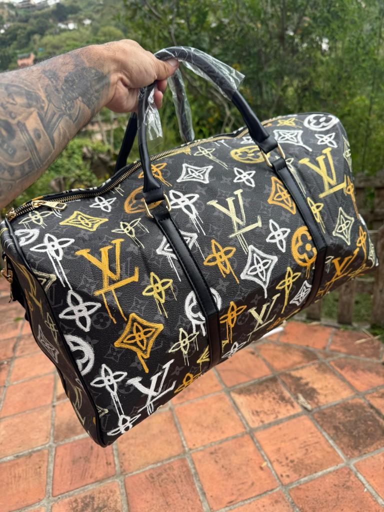 240836 Bolso de viaje LV amarillo