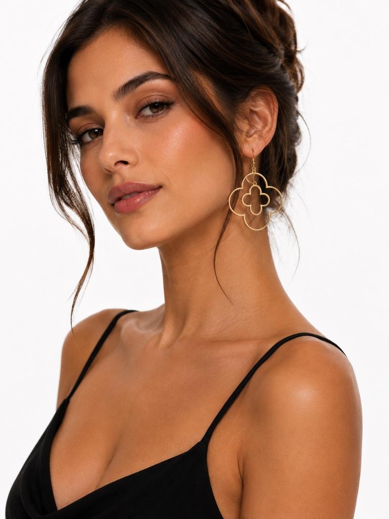 Aretes de trébol