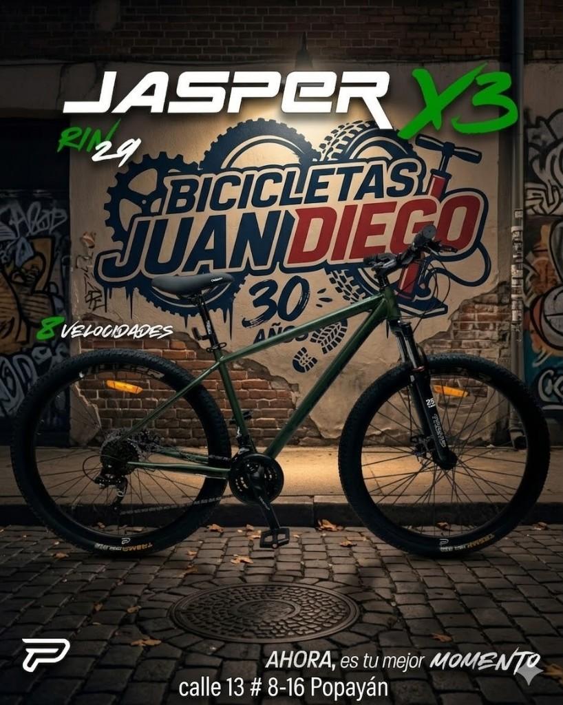 Bicicleta#29 Profit Jasperx8 en Hierro Deportivo