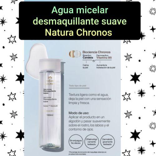 Agua micelar desmaquillante Natura