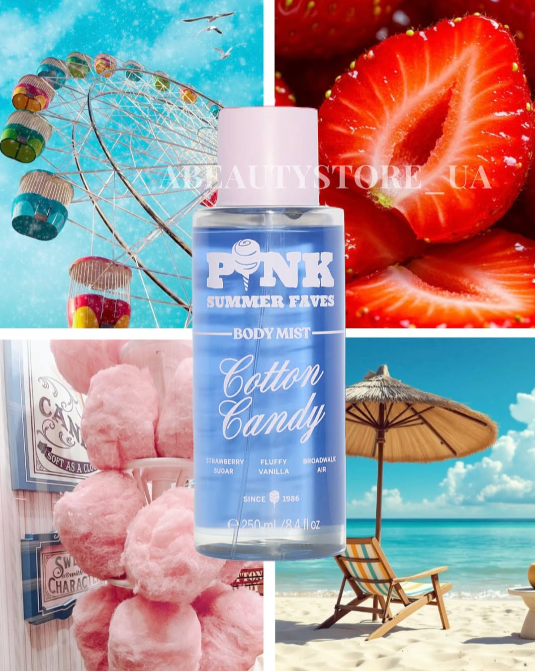 COTTON CANDY PINK Body Mist 250ml.