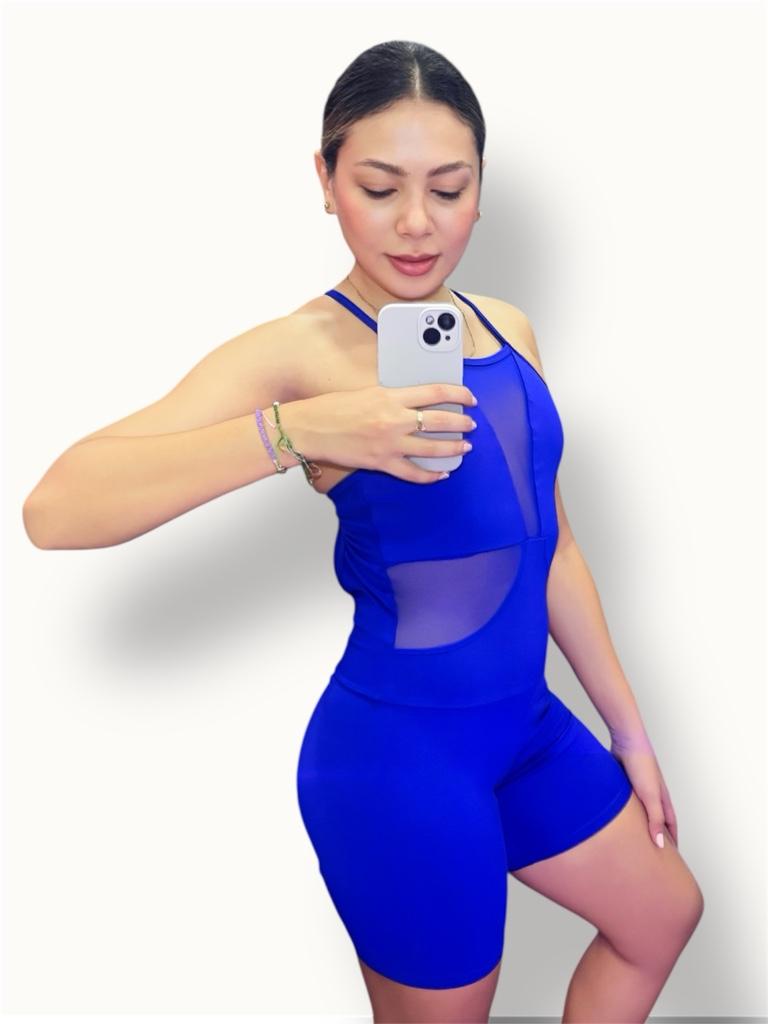 Miniatura 2 de Enterizo SIRENA azul rey
